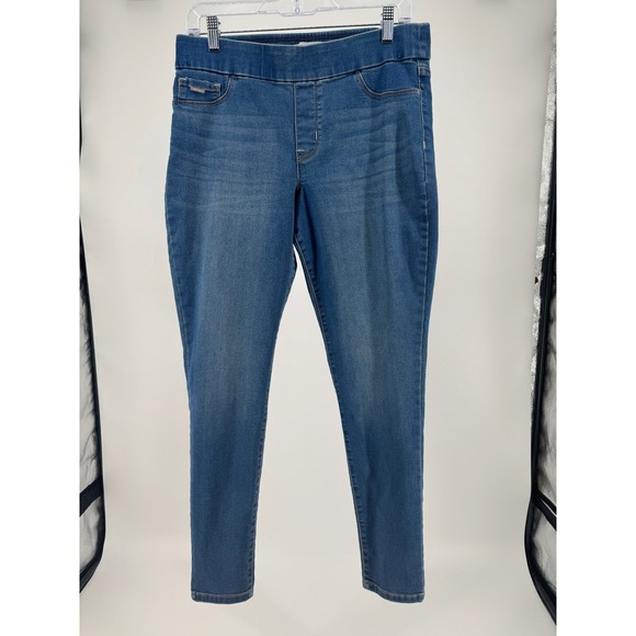 Nine West Denim - Nine West Heidi Pull-On Skinny Jeans Womens 10 Blue Medium Wash SDNWB1107-FRK